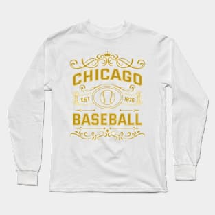 Vintage Chicago Baseball Long Sleeve T-Shirt